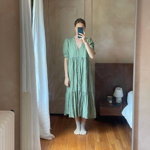 Aritzia Wilfred Linen Dress
